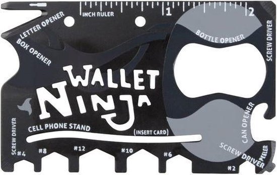 Ninja wallet creditcard (18-in-1 tool)