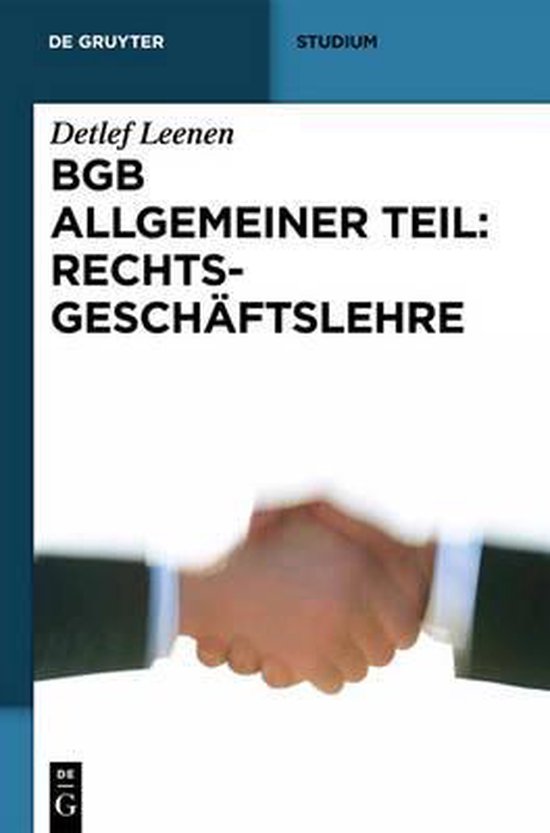 BGB Allgemeiner Teil: Rechtsgeschäftslehre - cover