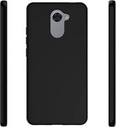 Zwart Tpu Cover Siliconen Case Hoesje voor Huawei Y7