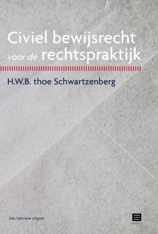 Civiel bewijsrecht voor de rechtspraktijk - cover