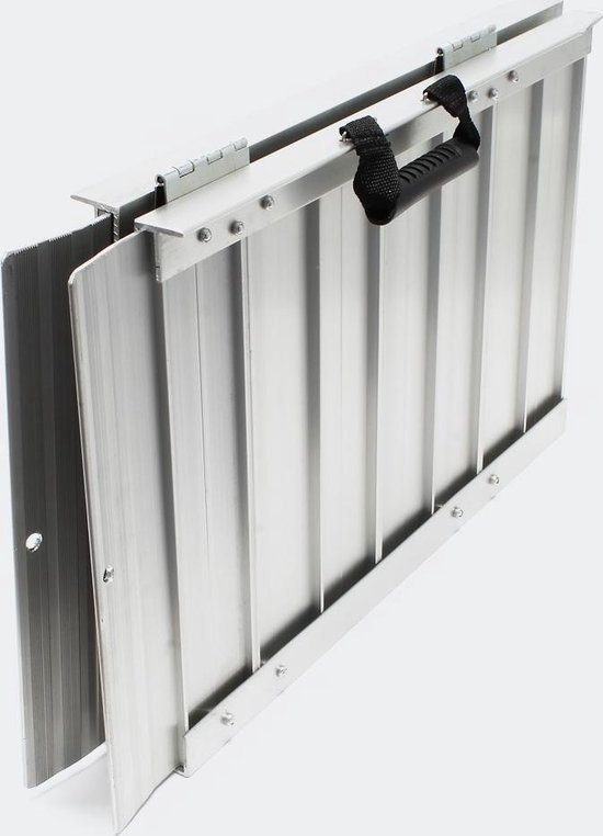 rolstoel rijplaat - kanaal ramp - opklapbaar - 62 cm - 270kg max | bol.com