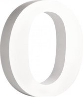 Houten letter O 11 cm