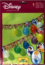 Disney prinsessen leterslinger Happy Birthday