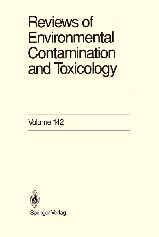 Reviews of Environmental Contamination and Toxicology 142 -  ... - cover