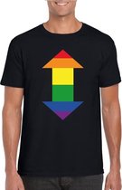 Gay shirt pijl versatile zwart heren M