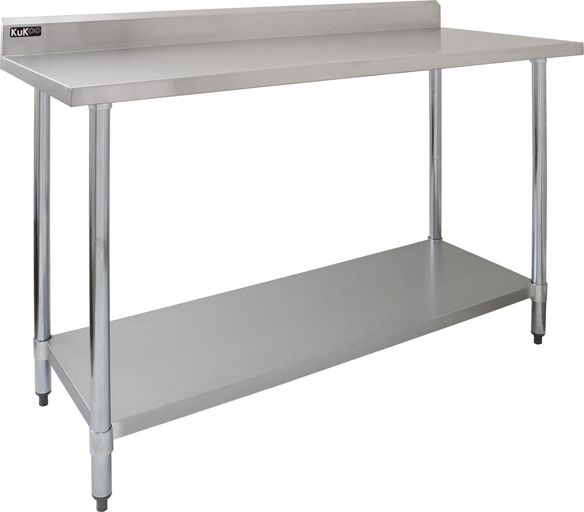 Commercial Stainless Steel Catering Table 5ft Wide bol.