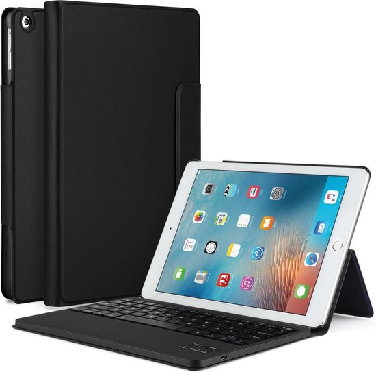Apple iPad air 2 Stand Case Met Bluetooth 3.0 Keyboard Zwart