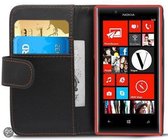 Zwart agenda hoesje Nokia Lumia 720 wallet