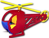 POWERplus Solar Toy Wood Helicopter - houten bouwpakket speelgoed helicopter model op zonne-energie