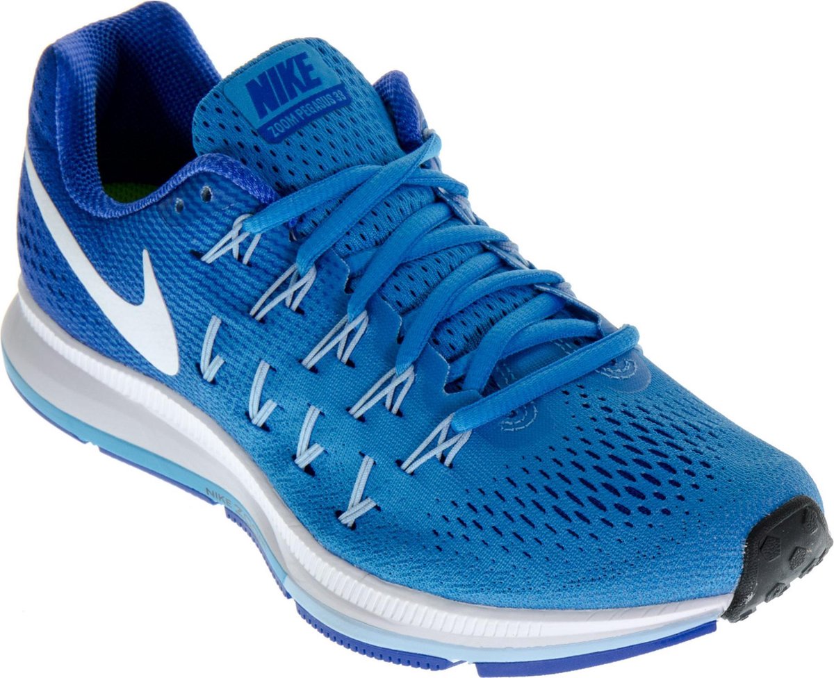 Nike Air Zoom Pegasus 33 Hardloopschoenen - Maat 38 - Vrouwen - blauw/wit |  bol