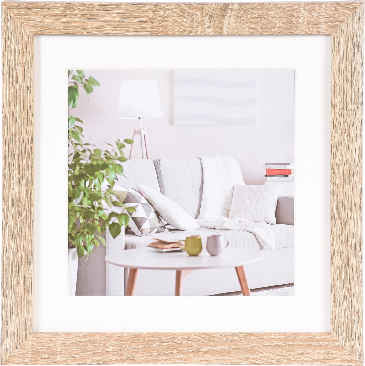 Fotolijst - Henzo - Modern - Fotomaat 20x20 cm - Lichtbruin