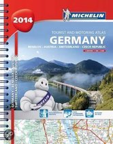 Germany, Benelux, Austria, Switzerland, Czech Republic 2014- A4 Spiral Atlas
