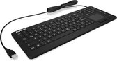 KeySonic KSK-6231INEL toetsenbord USB QWERTZ Duits Zwart