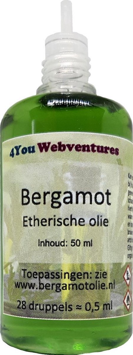 Goedkoopste Pure etherische bergamotolie - 50 ml - etherische olie - essentiële bergamot olie