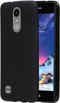 TPU Backcover Case Hoesje voor LG K8 2017 Zwart