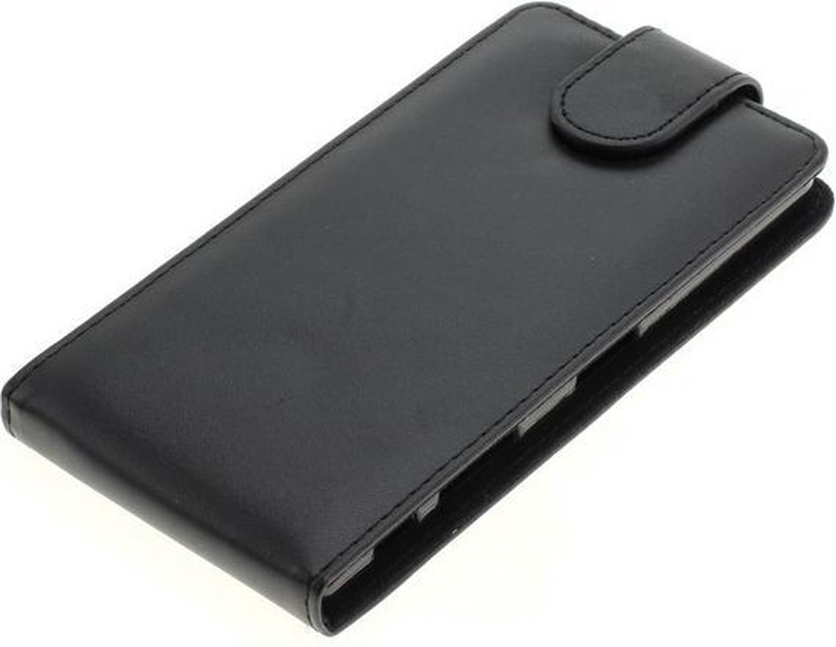 Geschikt voor Huawei P9 Lite Smartphone hoesje Flip Case Zwart