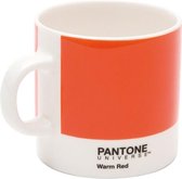 Pantone Espressokopje - Bone China - Warm Red