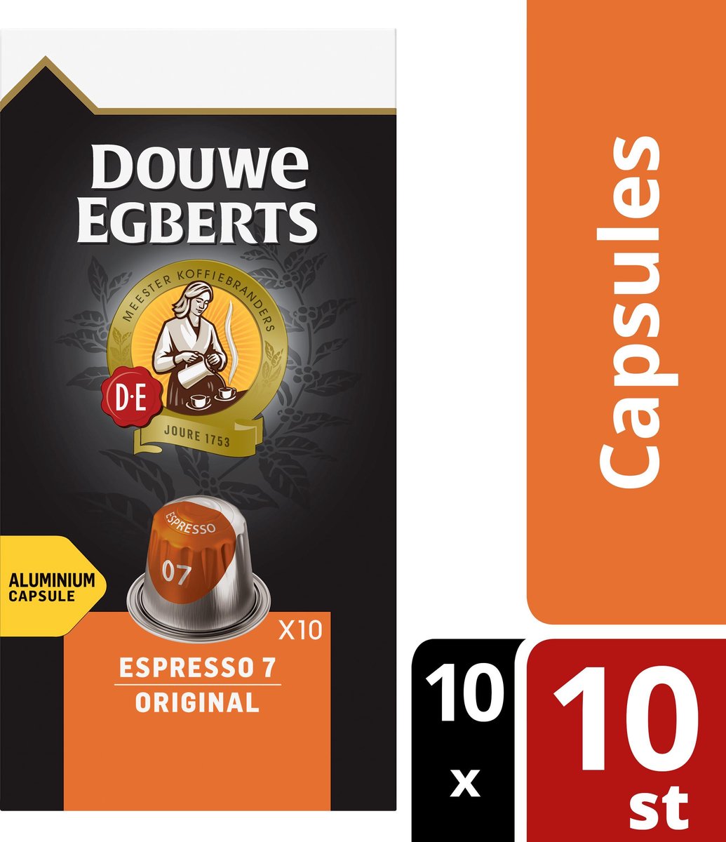 Douwe Egberts Espresso Original koffiecups 10 x 10 cups