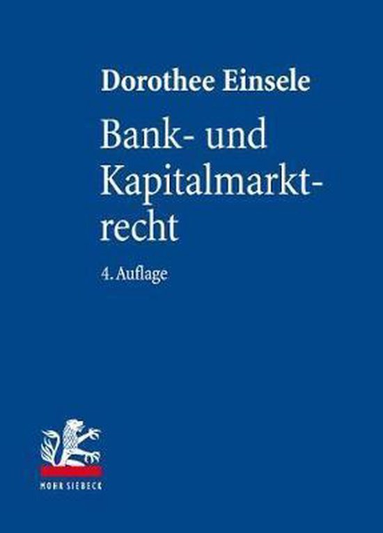 Bank- und Kapitalmarktrecht - cover