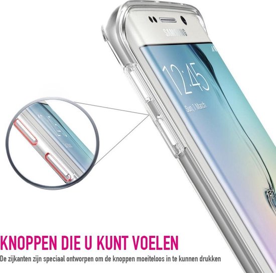 Étui Samsung Galaxy S7 Edge - Étui TPU double face Housse à 360 degrés -  Étui 2 en 1... | bol.com