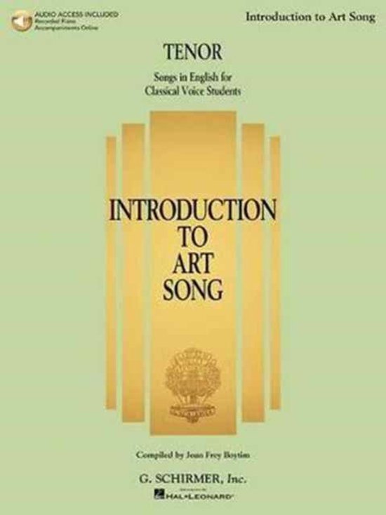 Introduction to Art Song for Tenor, Hal Leonard Publishing Corporation