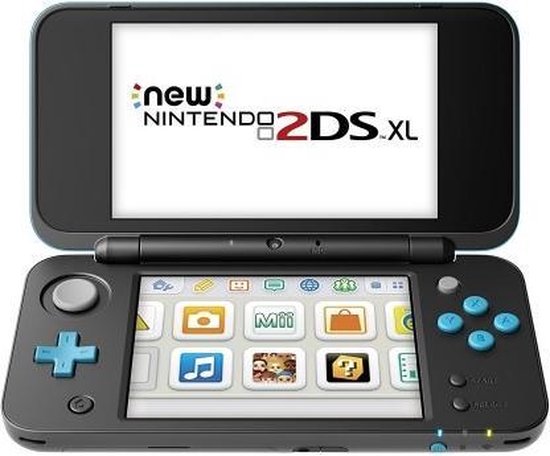 Nintendo New 2DS XL draagbare game console Zwart, Blauw 12,4 cm (4.88'') Touchscreen Wi-Fi