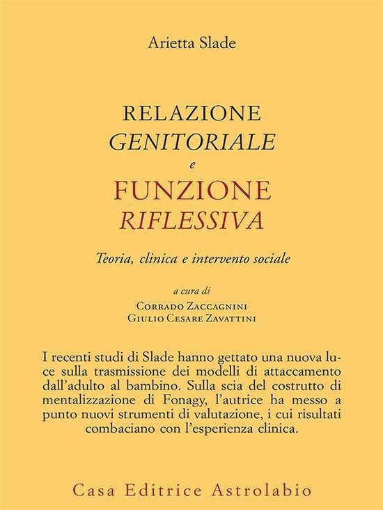 Relazione genitoriale e funzione riflessiva - cover