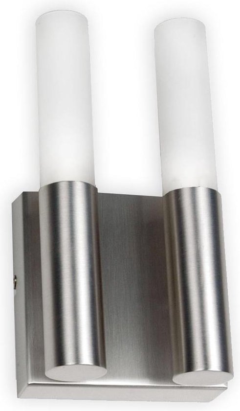 Wandlamp Pipe/2 G9-40W Zilver Mat