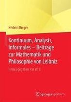 Kontinuum Analysis Informales Beitraege zur Mathematik und Philosophie von L
