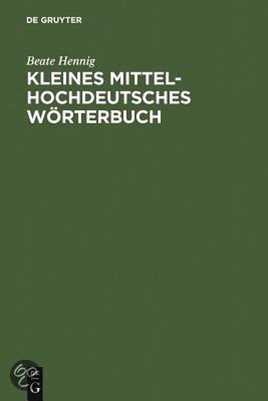 Kleines Mittelhochdeutsches Worterbuch - cover