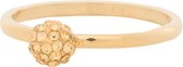 iXXXi Jewelry Vulring Ball Fill Clear Cristal goudkleurig 2mm - maat 17