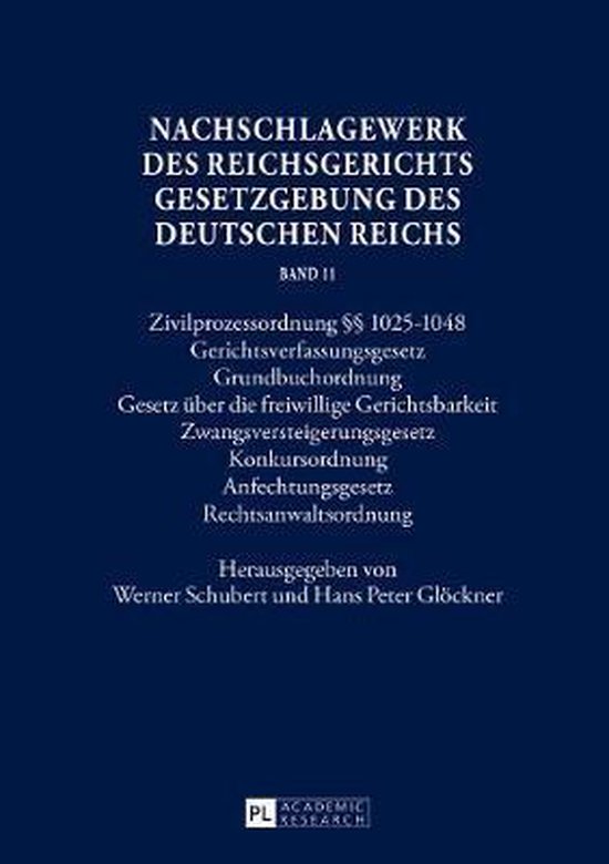 Nachschlagewerk Des Reichsgerichts - Gesetzgebung Des Deutsc ... - cover