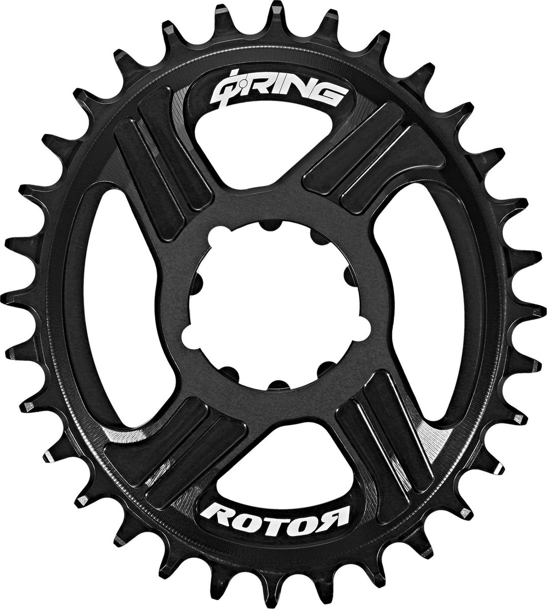 Rotor Q-Ring MTB Direct Mount Kettingblad SRAM GXP, black Uitvoering 32T