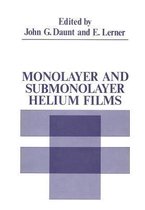 Monolayer and Submonolayer Helium Films