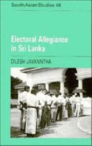 Cambridge South Asian StudiesSeries Number 48- Electoral Allegiance in Sri Lanka