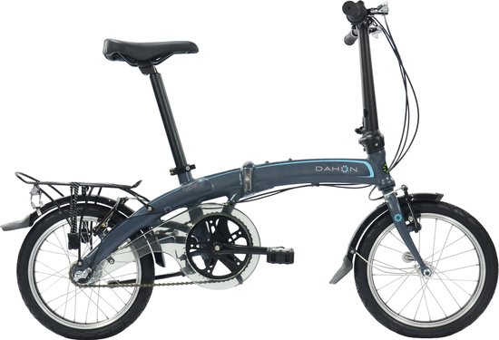 Dahon Curve i3 16 naafversnelli. Smoke mat grijs