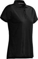 Santino Mojo Dames Polo-shirt korte mouwen - Stretch - Zwart - XS