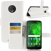 Book Case Hoesje Motorola Moto G6 - Wit