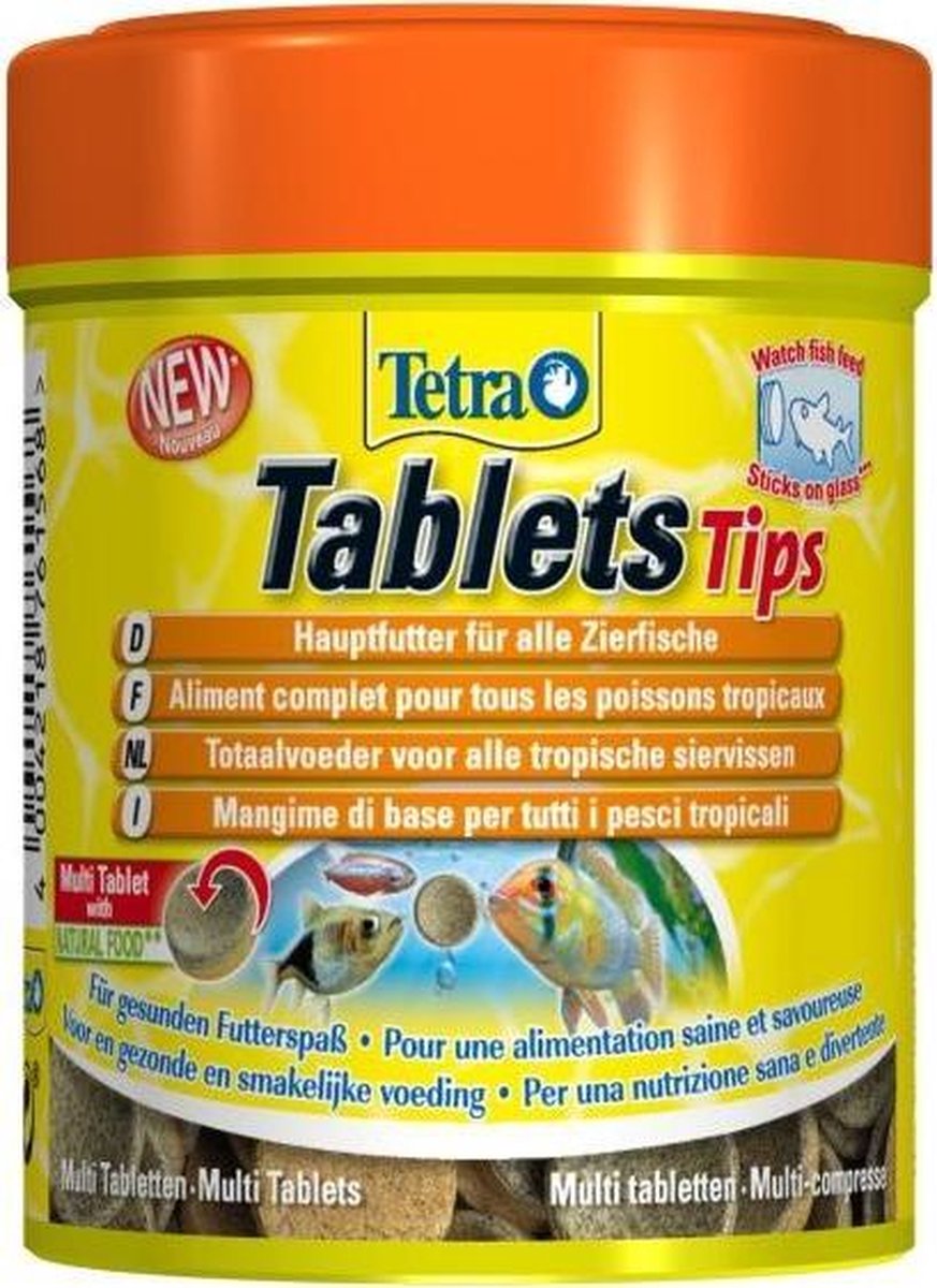 Tetra Funtips 165 tabletten voer voor tropische visjes