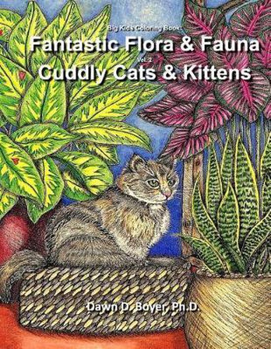 Big Kids Coloring Book Fantastic Flora and Fauna, Dawn D Boyer Ph D