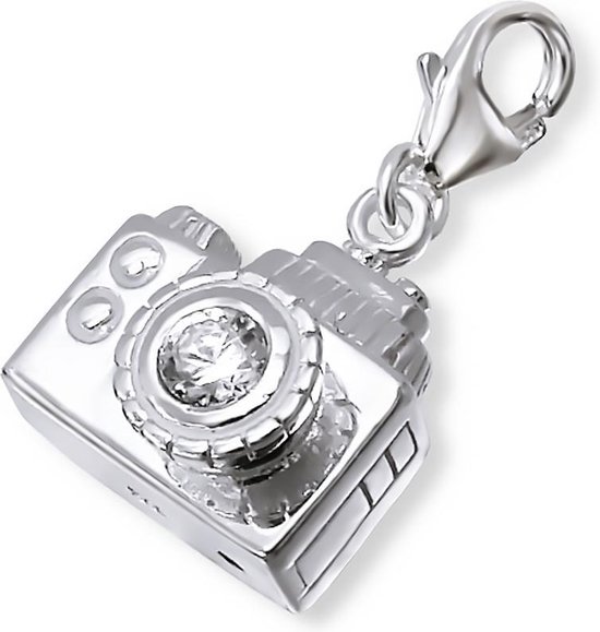 bidden Konijn meer Fototoestel bedel | Charm | Sterling 925 Silver (Echt zilver) | Clip-On  /... | bol.com