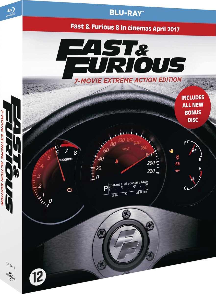 Fast & Furious 1-7 Boxset (Blu-ray)