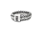 SILK Jewellery - Zilveren Ring - Zipp - 341.19.5 - Maat 19.5