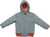 Ducksday - winterjas voor kinderen - omkeerbaar -  unisex - Manu - 8 jaar - waterdicht beide kanten