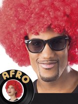 12 stuks: Pruik Afro - rood