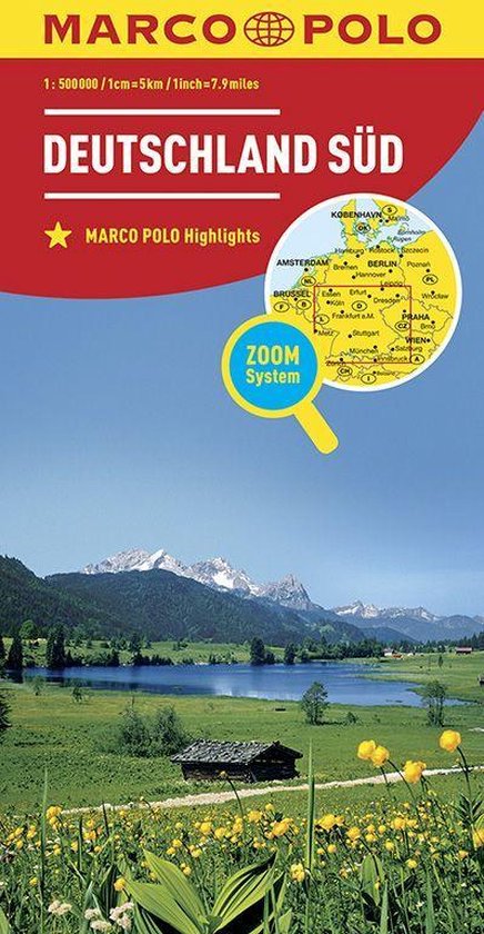 Marco Polo Wegenkaart – Duitsland Zuid