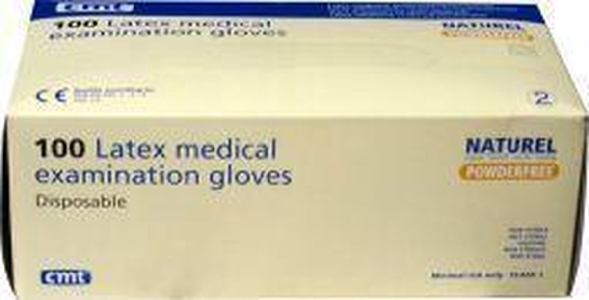 Goedkoopste Cmt Handschoen Latex Pv Large