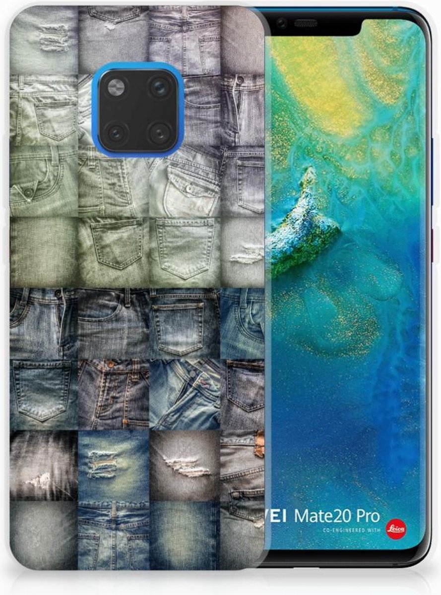 Silicone Back Cover Huawei Mate 20 Pro Spijkerbroeken