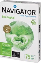 7x Navigator Eco-Logical printpapier A4, 75gr, pak a 500 vel