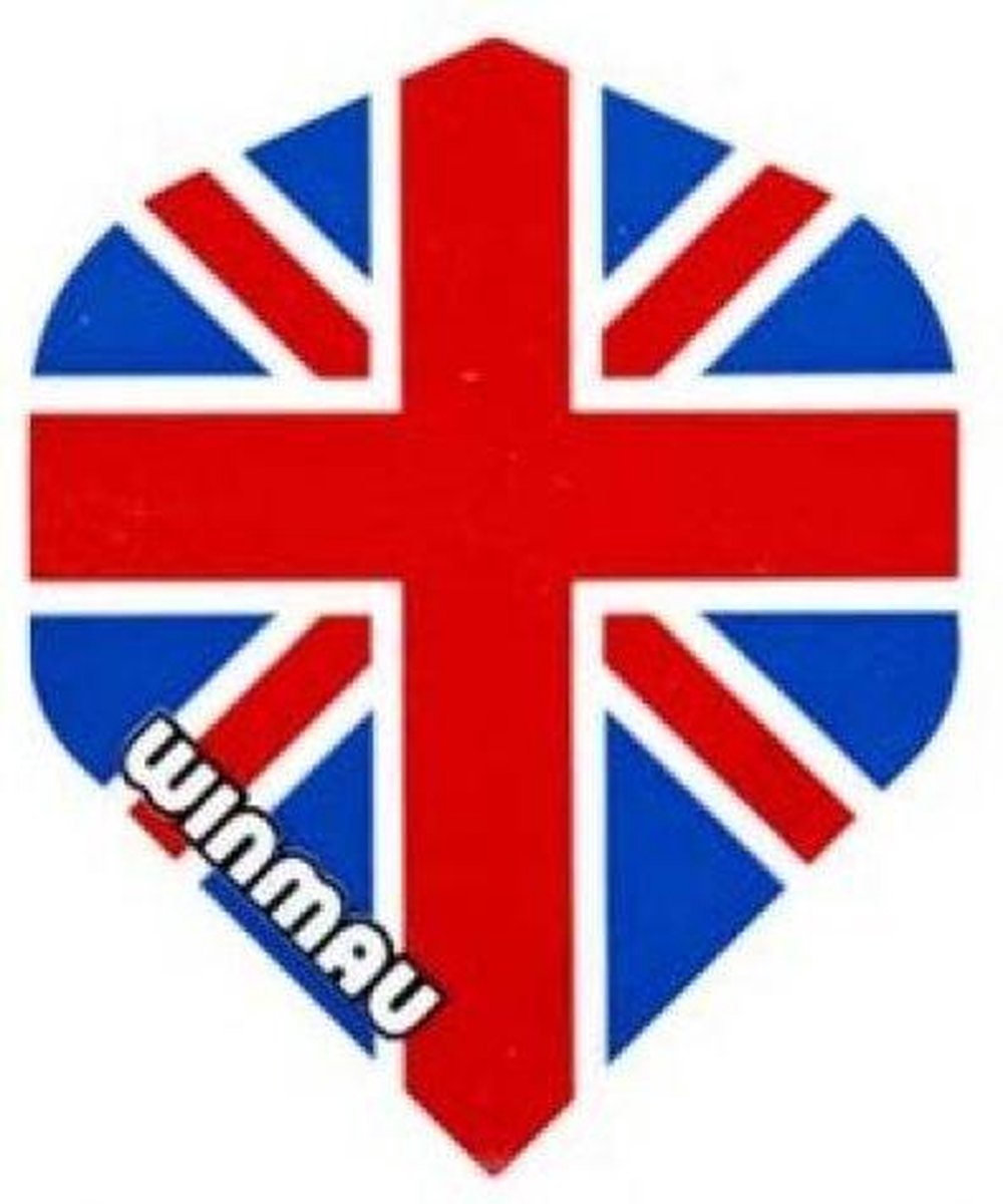 WINMAU - Mega Standard Union Jack Dartvluchten - 1 set per pakket van elke flight (3 Dartvluchten in totaal) — cadeau in Hobby - foto 6